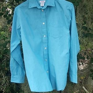 Boys izod Button Down Long Sleeve Dress Shirt!